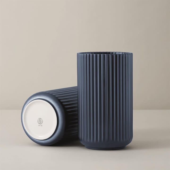 Lyngby vase midnight blue matte, 25 cm Lyngby Porcelæn