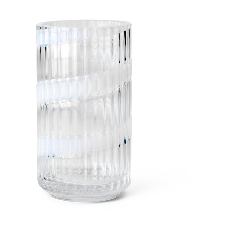 Lyngby Porcelæn Lyngby vase White swirl, 15.5 cm