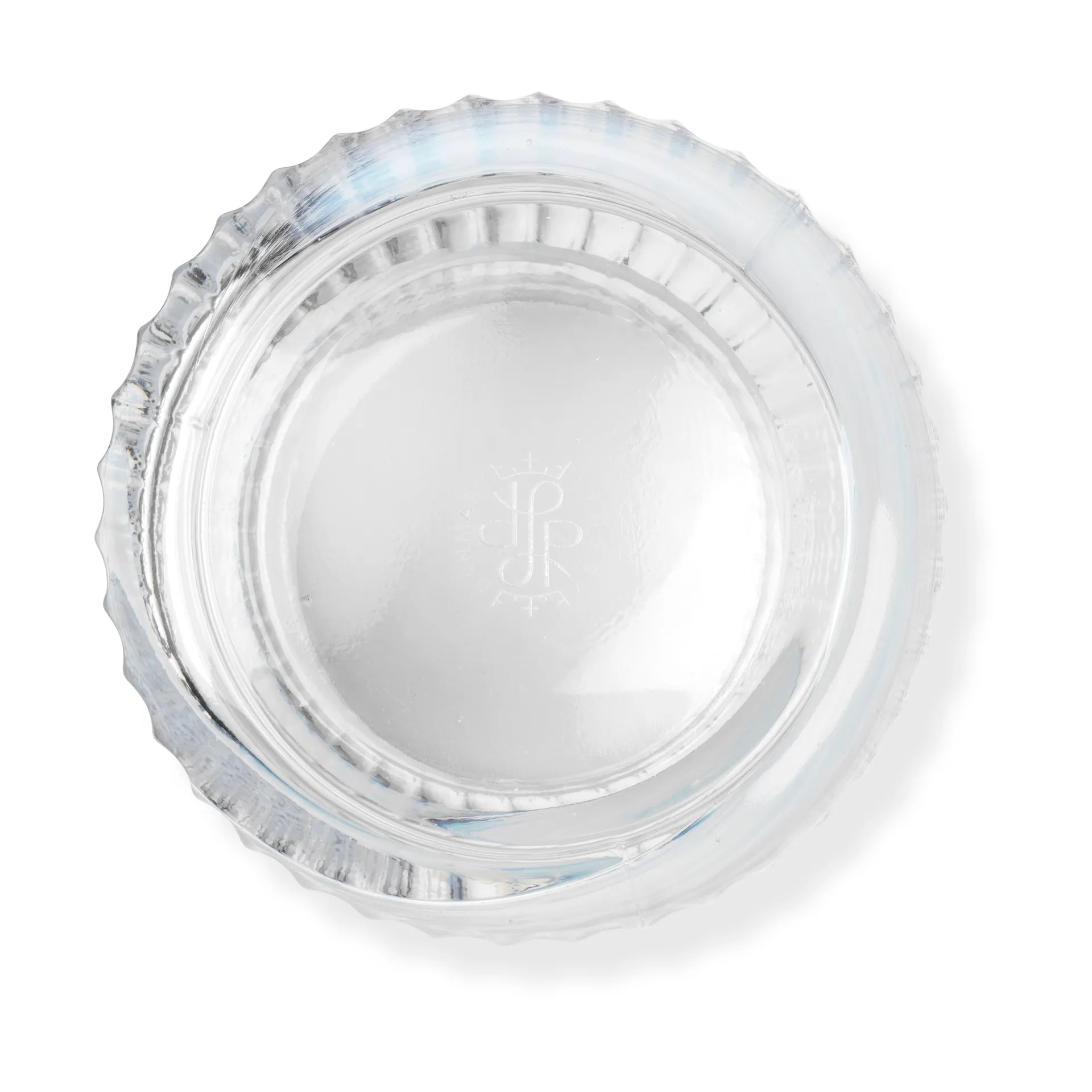 Lyngby vase, White swirl, 20.5 cm Lyngby Porcelæn