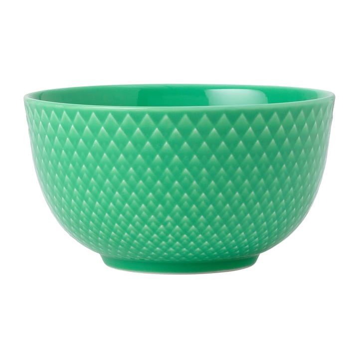 Rhombe bowl Ø11 cm - Green - Lyngby Porcelæn