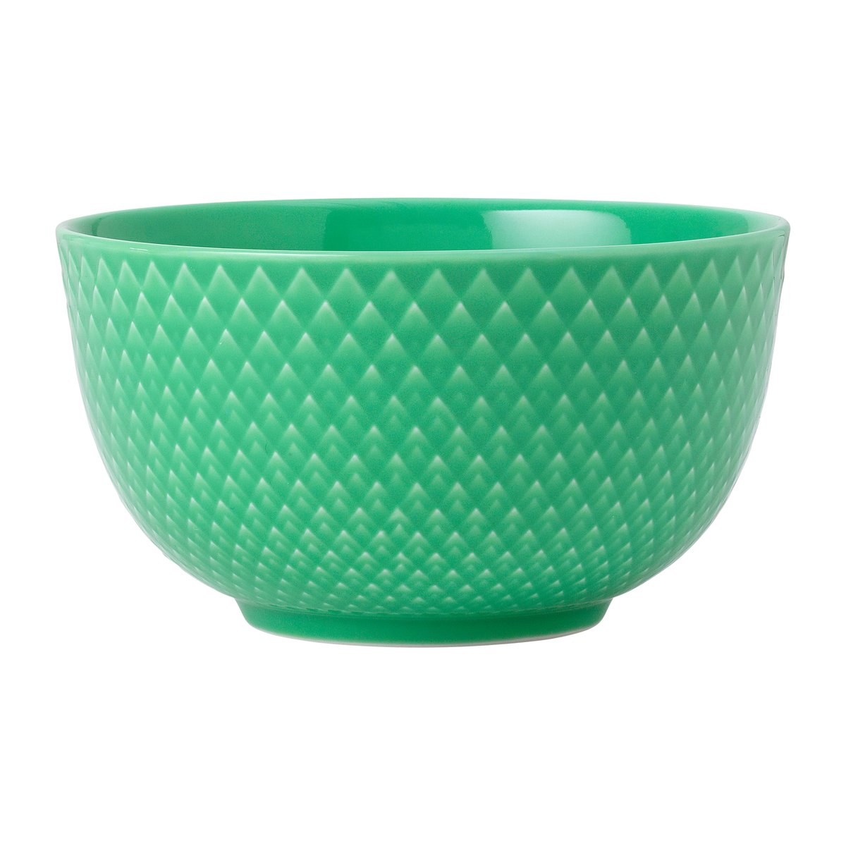 Lyngby Porcelæn Rhombe bowl o11 cm Green | Scandinavian Design | Breakfast bowls | Green