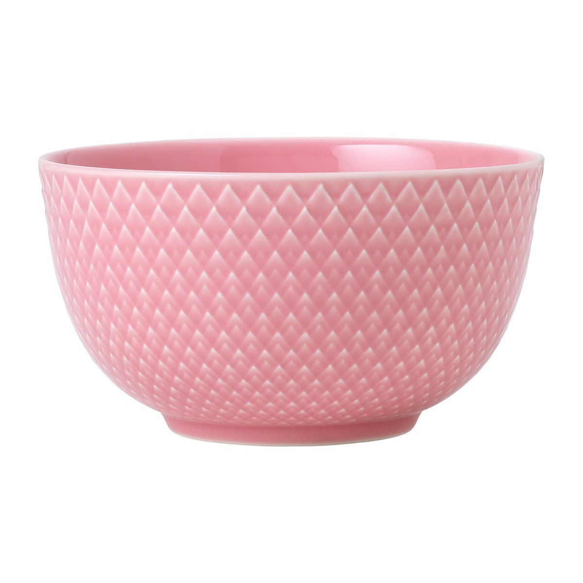 Lyngby Porcelæn Rhombe bowl o11 cm Rosa | Scandinavian Design | Breakfast bowls | Pink