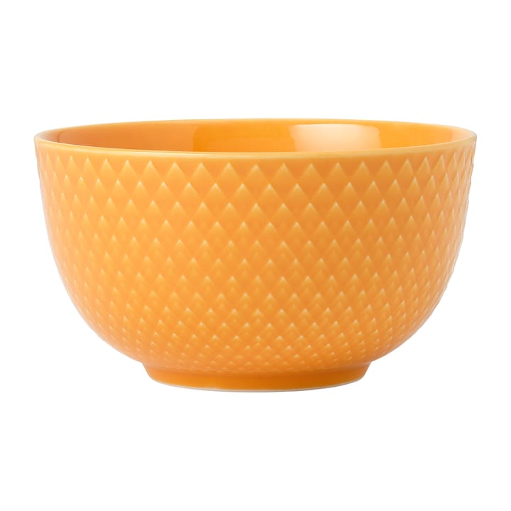 Rhombe bowl Ø11 cm - Yellow - Lyngby Porcelæn