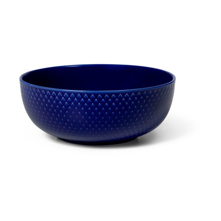 Rhombe bowl Ø15.5 cm - Dark blue - Lyngby Porcelæn