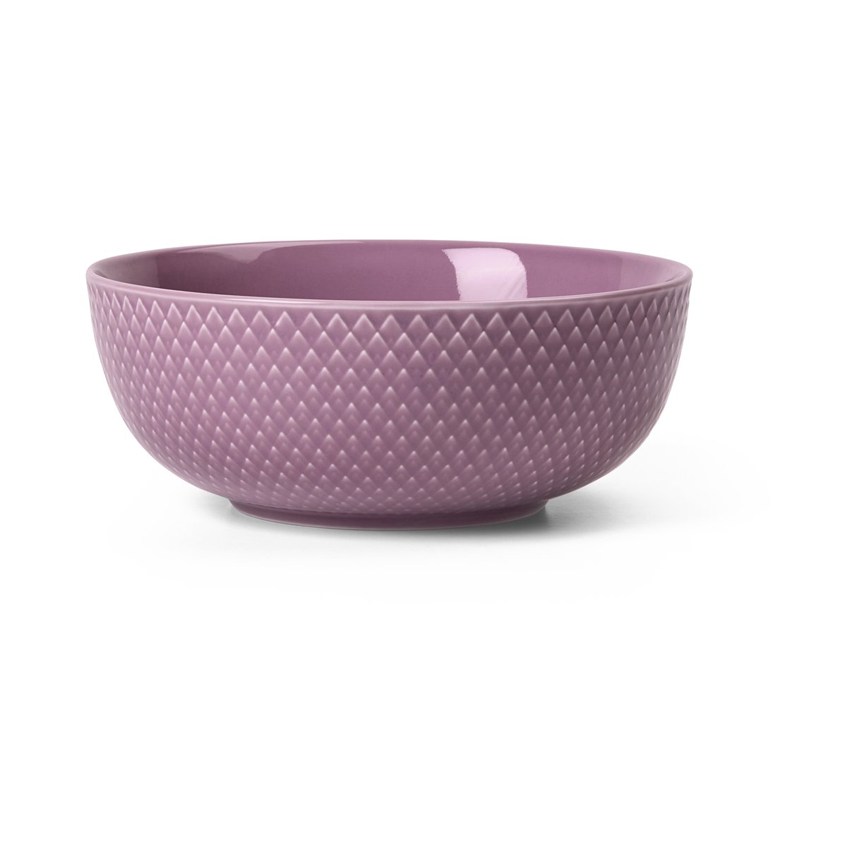 Lyngby Porcelæn Rhombe bowl o15.5 cm Purple | Scandinavian Design | Breakfast bowls | Purple