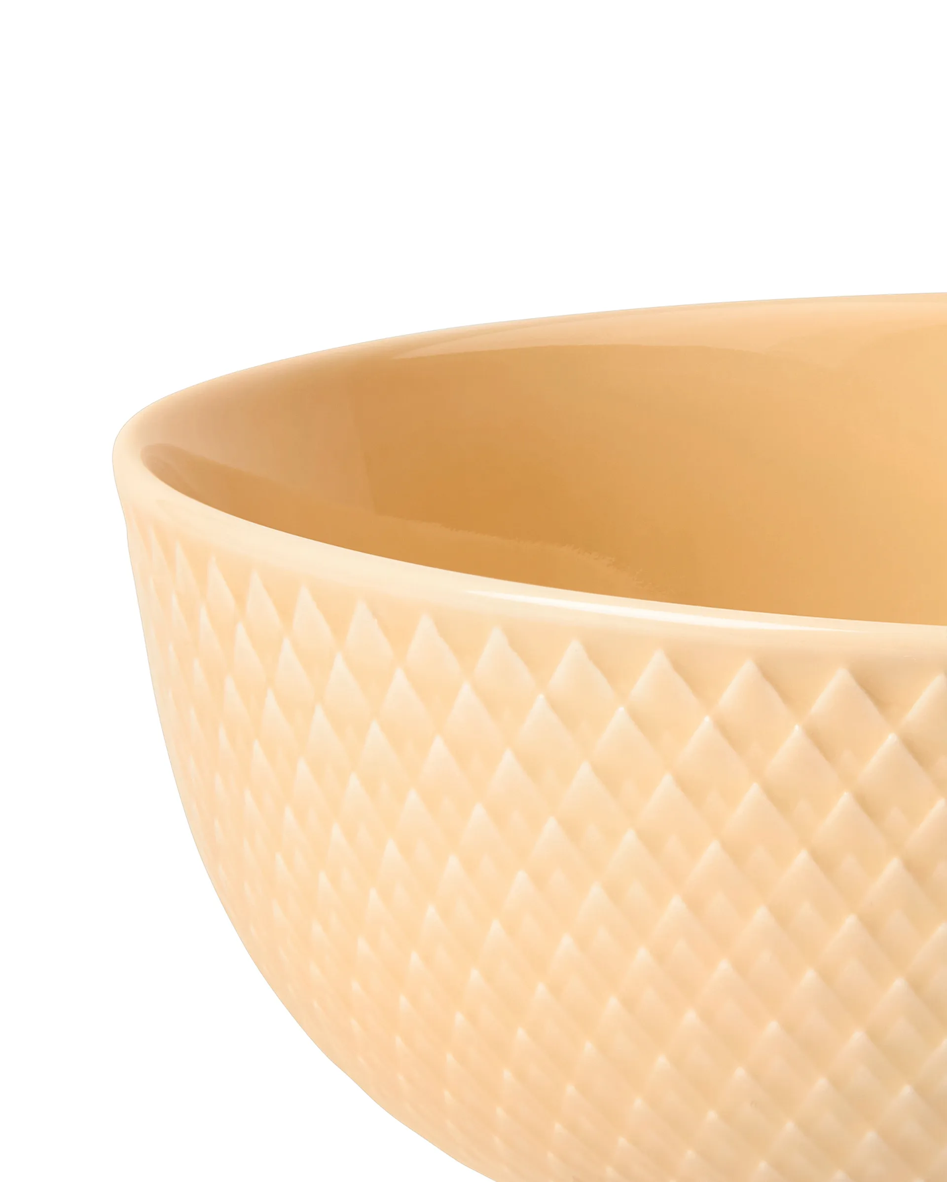 Rhombe bowl Ø15.5 cm, Sand Lyngby Porcelæn