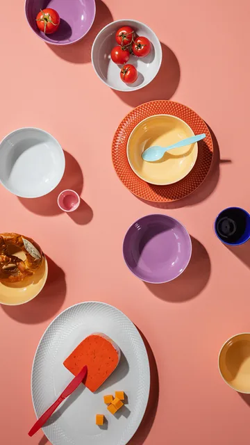 Rhombe bowl Ø15.5 cm - Sand - Lyngby Porcelæn