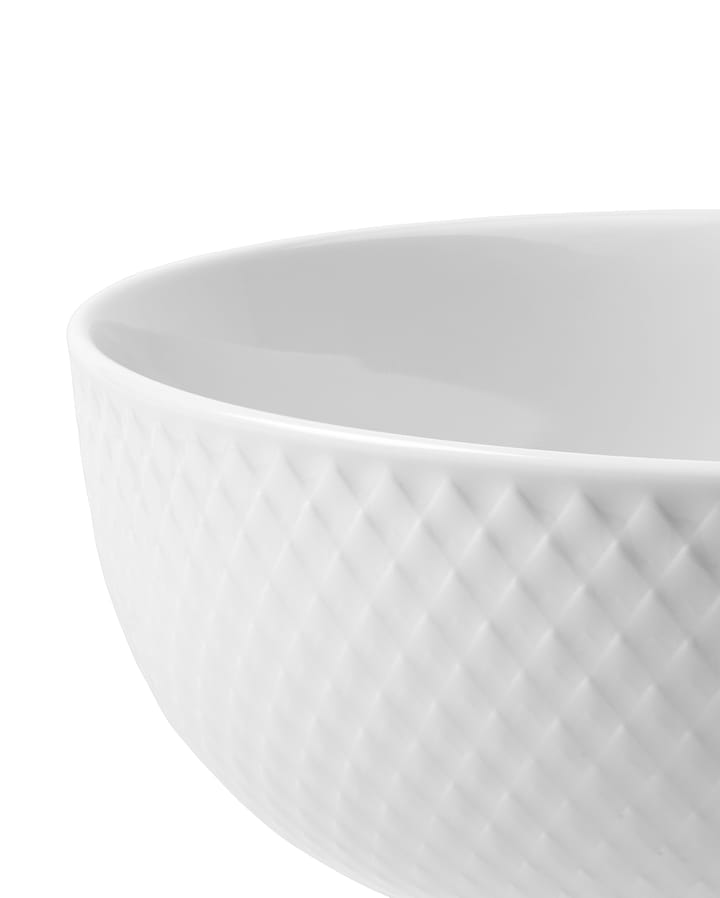 Rhombe bowl Ø15.5 cm - White - Lyngby Porcelæn
