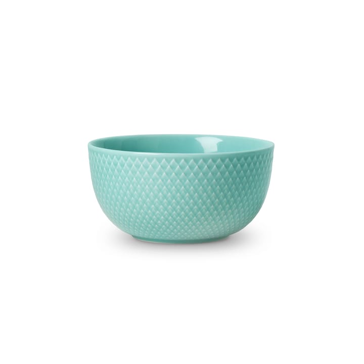 Rhombe bowl 50 cl - aqua - Lyngby Porcelæn