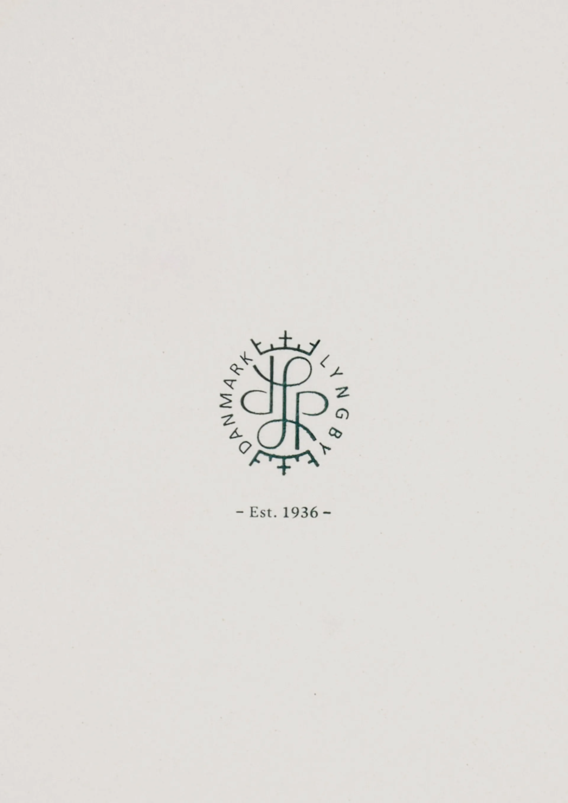 Rhombe candle holder 3 cm, Blue Lyngby Porcelæn