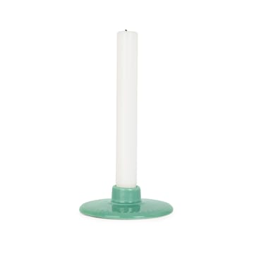 Rhombe candle holder 3 cm - Green - Lyngby Porcelæn