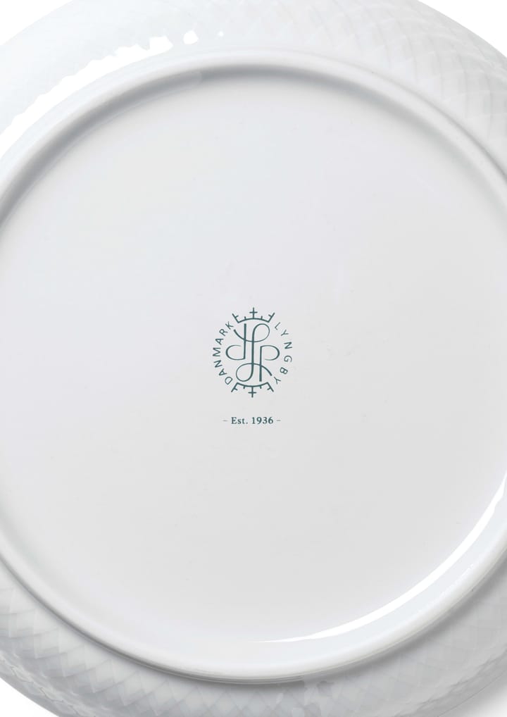 Rhombe dessert plate Ø16 cm - White - Lyngby Porcelæn