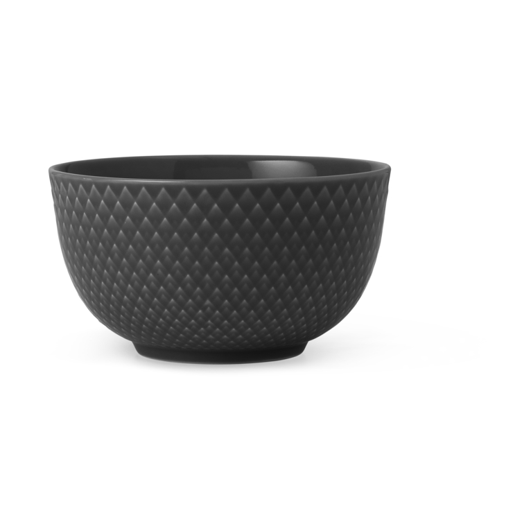 Lyngby Porcelæn Rhombe Earth bowl Ø11 cm Slate