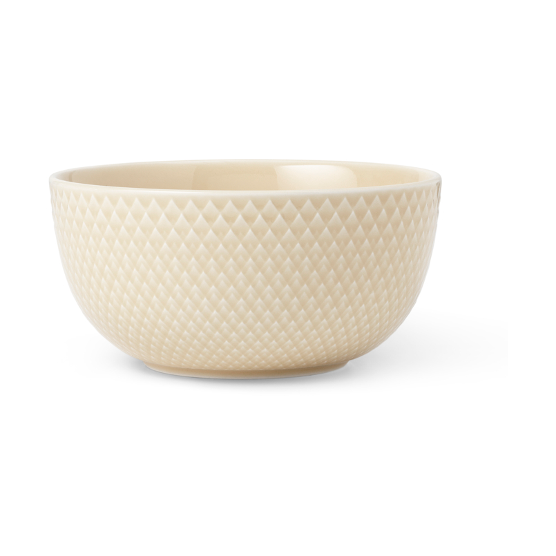 Lyngby Porcelæn Rhombe Earth Bowl o13 cm Marble | Scandinavian Design | Fruit bowls | White