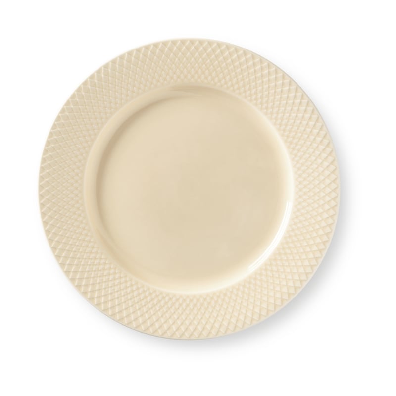 Lyngby Porcelæn Rhombe Earth dinner plate Ø27 cm Marble