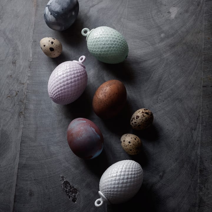 Rhombe Easter Egg - White - Lyngby Porcelæn
