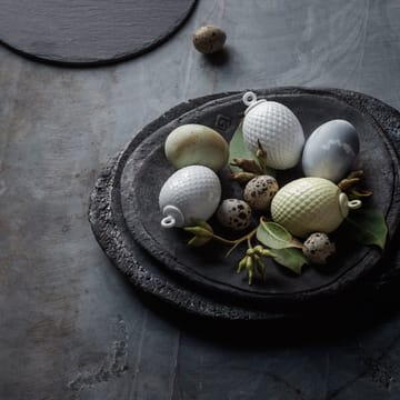 Rhombe Easter Egg - White - Lyngby Porcelæn