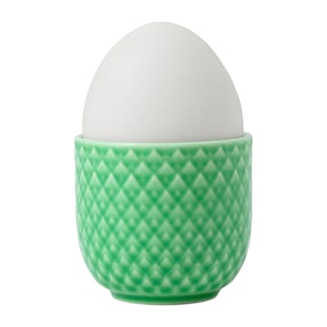 Rhombe egg cup Ø5 cm - Green - Lyngby Porcelæn