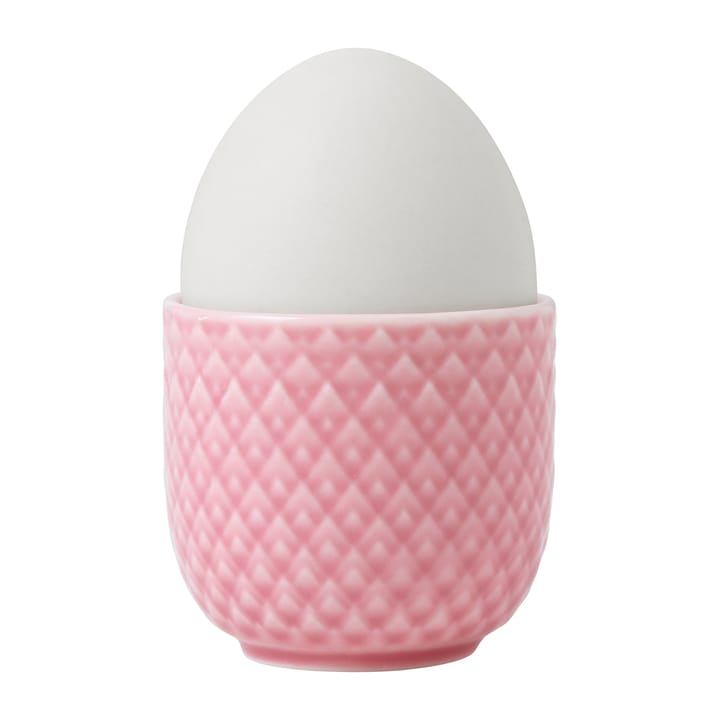 Rhombe egg cup Ø5 cm - Rosa - Lyngby Porcelæn