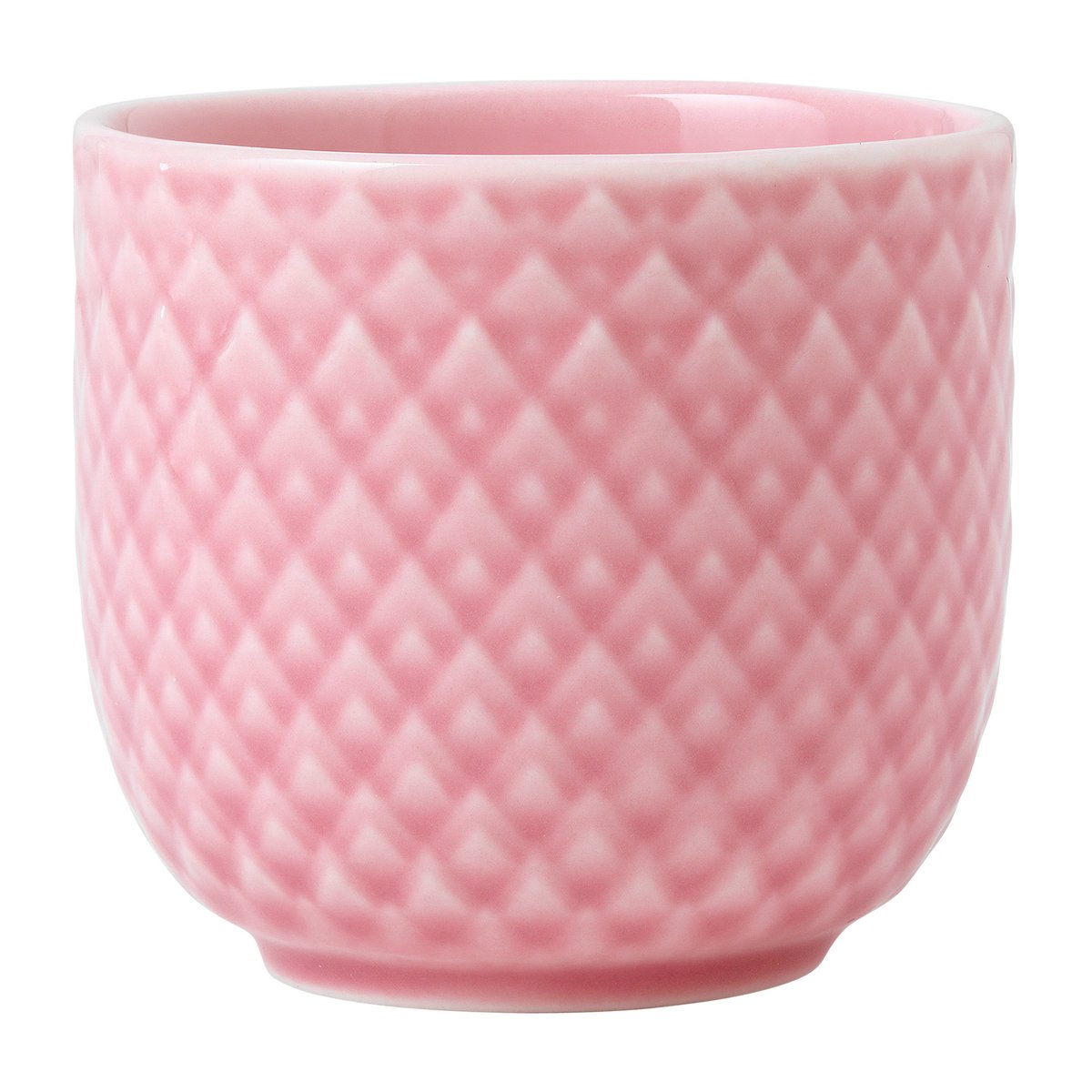 Lyngby Porcelæn Rhombe egg cup o5 cm Rosa | Scandinavian Design | Egg cups | Pink