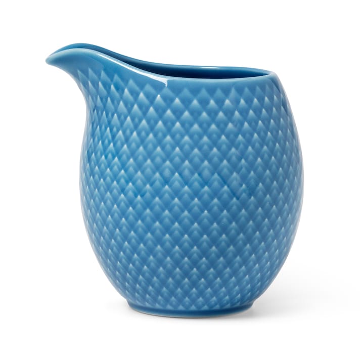 Rhombe milk pitcher 39 cl - Blue - Lyngby Porcelæn