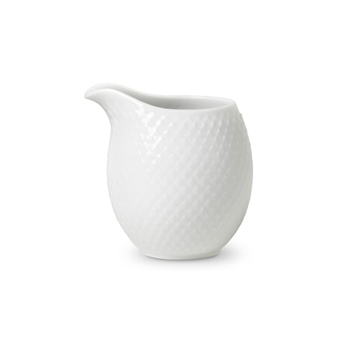 Rhombe milk pitcher 39 cl - white - Lyngby Porcelæn