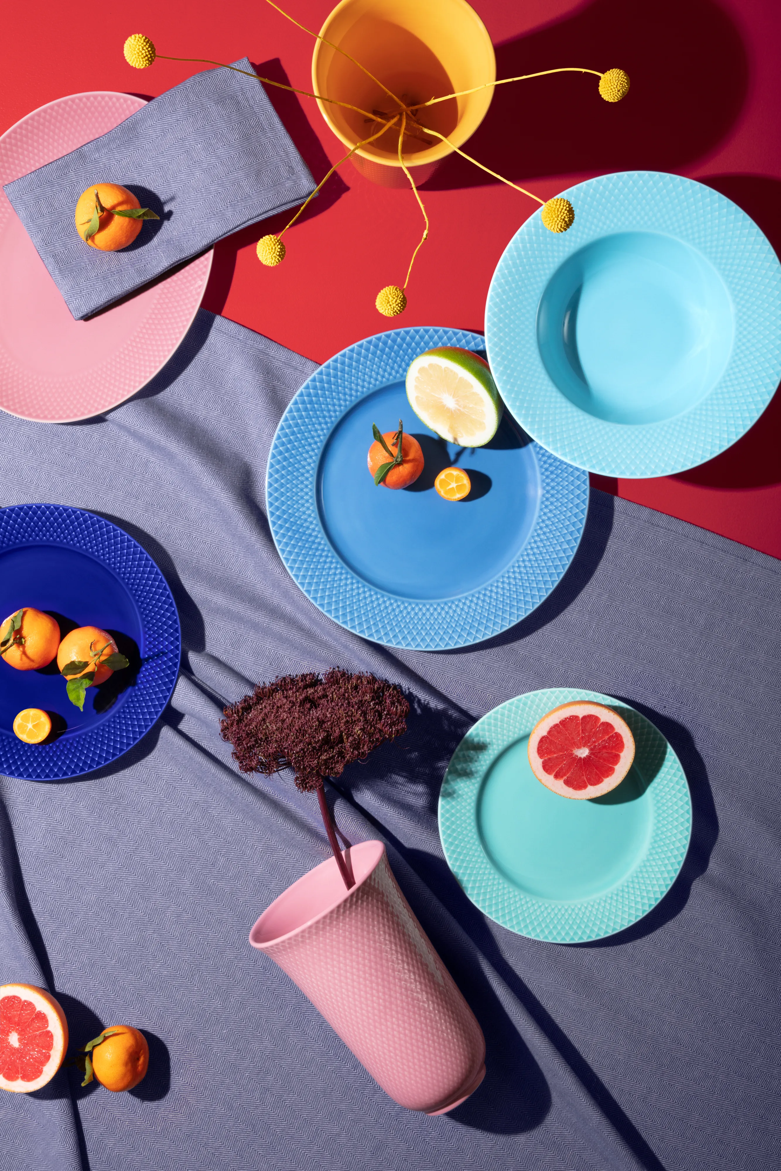 Rhombe plate Ø23 cm from Lyngby Porcelæn - NordicNest.com