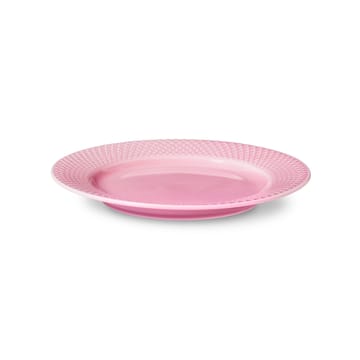 Rhombe plate pink - 21 cm - Lyngby Porcelæn