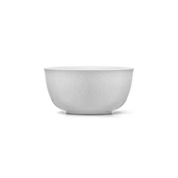 Rhombe serving bowl Ø17.5 cm - white - Lyngby Porcelæn