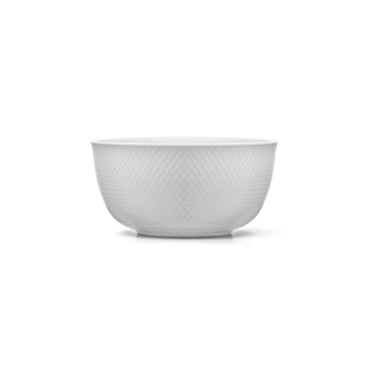 Rhombe serving bowl Ø 17.5 cm - white - Lyngby Porcelæn