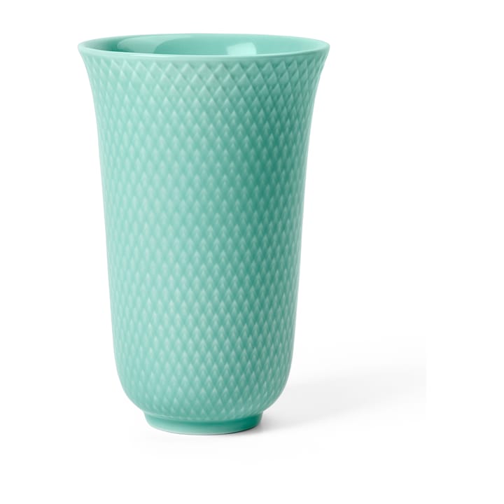 Rhombe vase 15 cm - Aqua - Lyngby Porcelæn