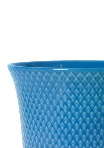 Rhombe vase 20 cm - Blue - Lyngby Porcelæn