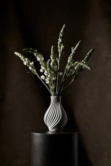 Twist vase 18 cm - White - Lyngby Porcelæn