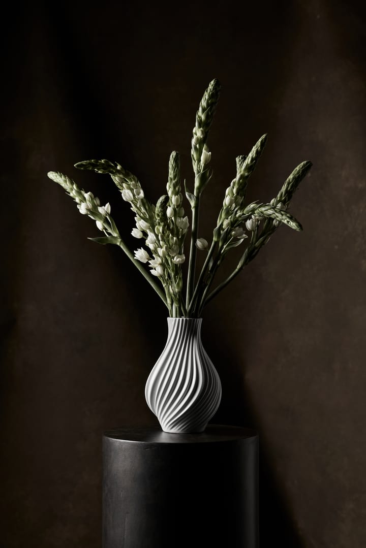 Twist vase 18 cm, White Lyngby Porcelæn