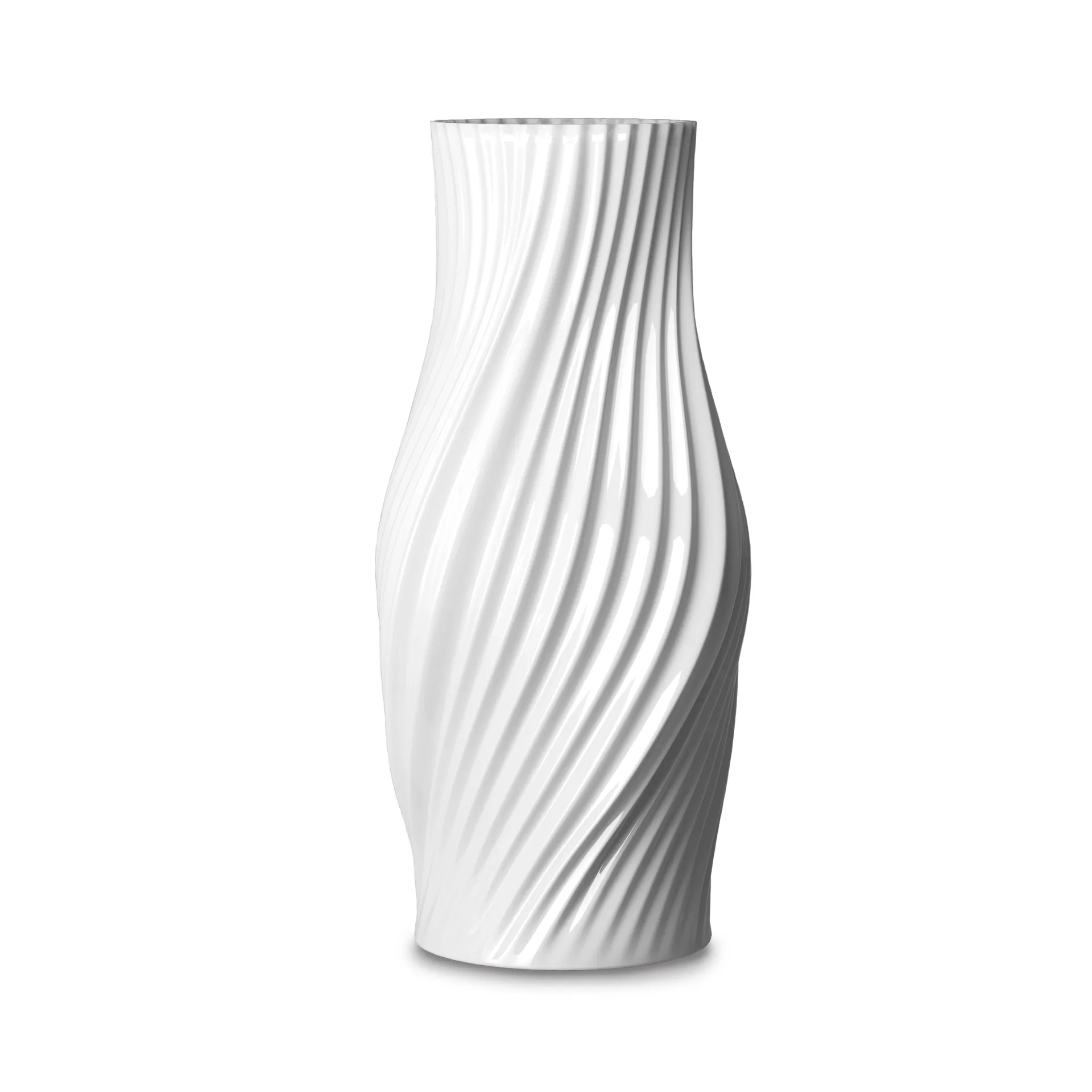 Twist vase 31 cm, White Lyngby Porcelæn