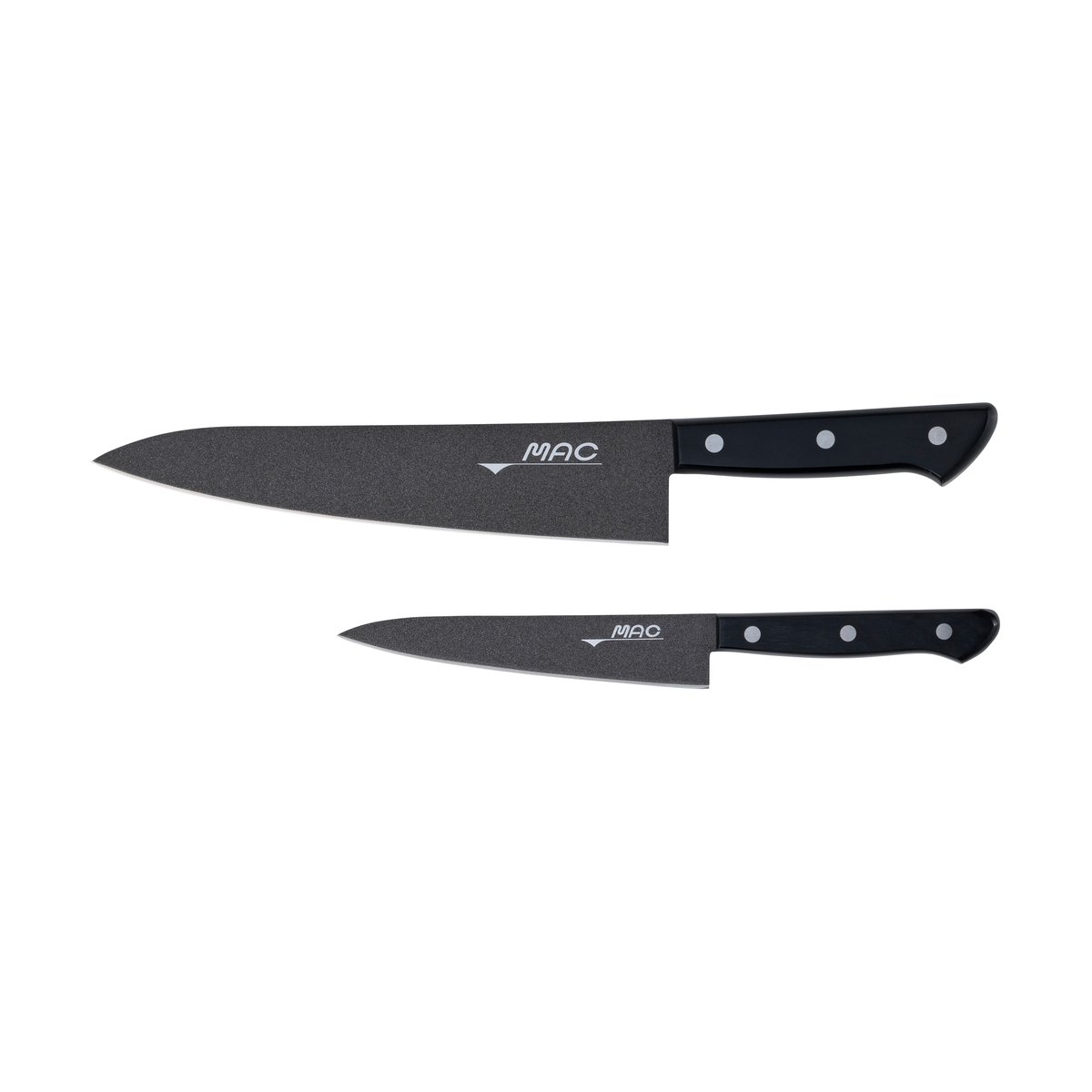Mac Black Fluorine set 2 pieces | Scandinavian Design | Knife sets | Black
