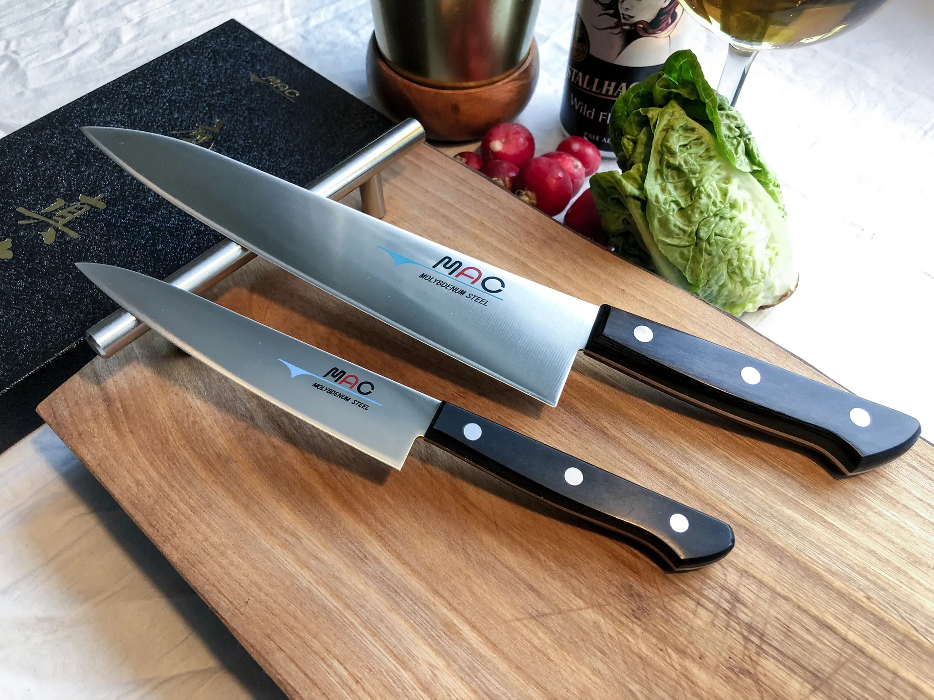 Mac Chef knife set 2 pieces, Steel MAC