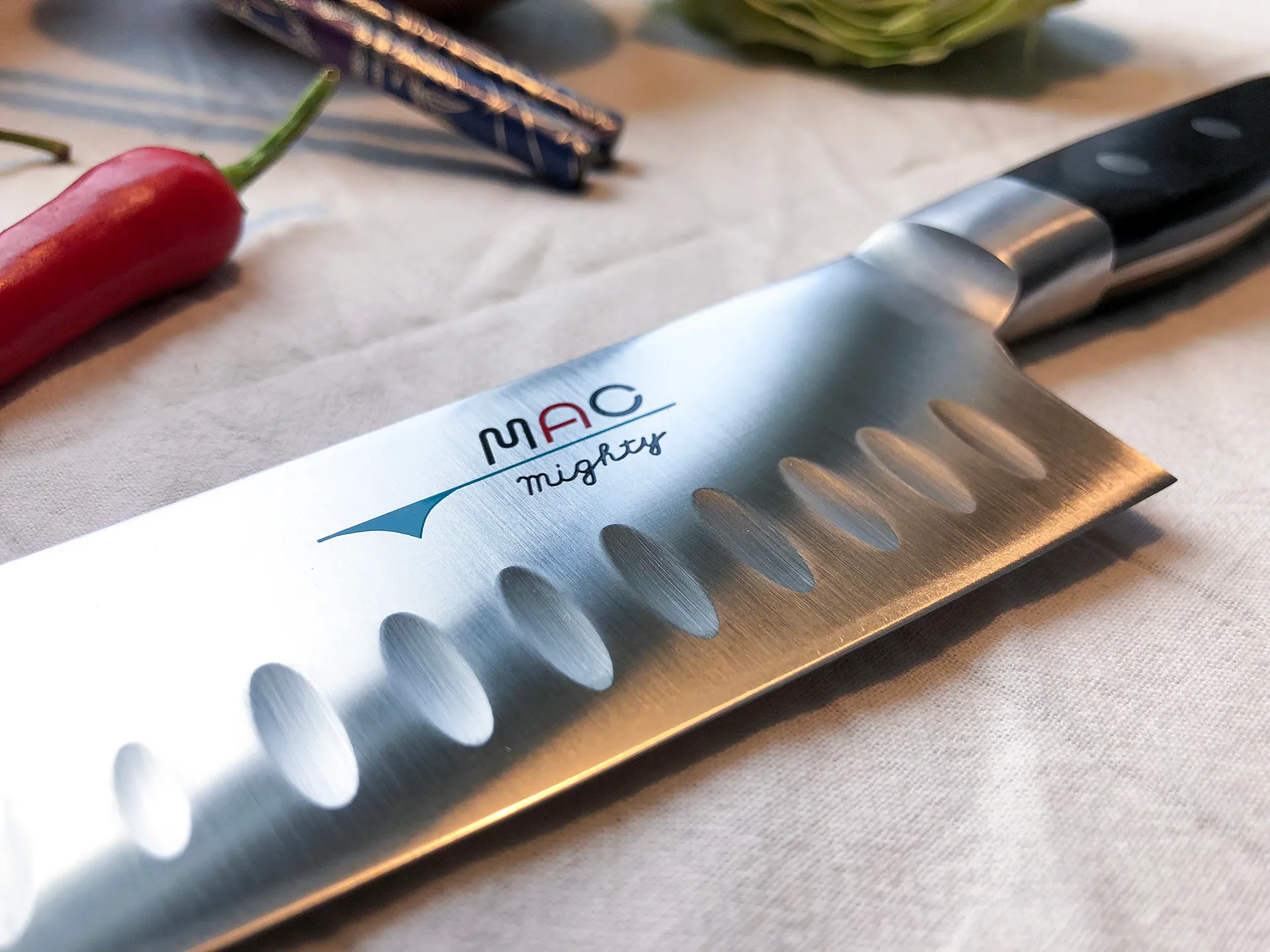Mac chef’s knife with Granton edge, 20 cm MAC
