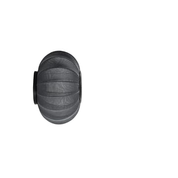 Knit-Wit 45 Oval wall and ceiling lamp - Black - Made By Hand