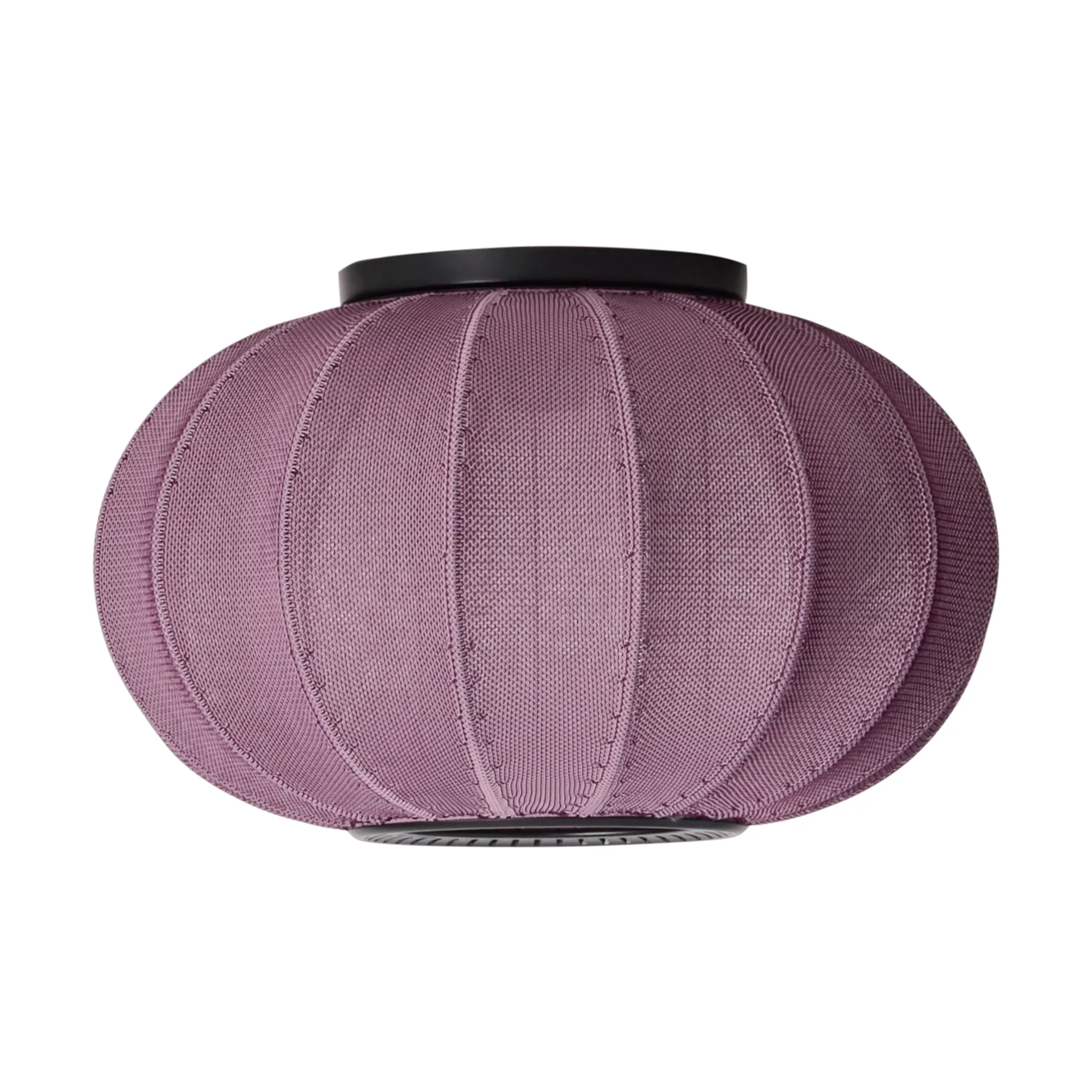 Knit-Wit 45 Oval wall and ceiling lamp, Burgundy Made By Hand