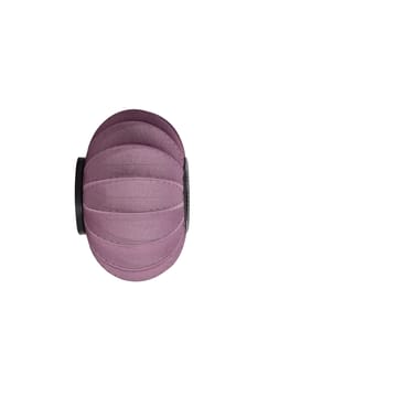 Knit-Wit 45 Oval wall and ceiling lamp - Burgundy - Made By Hand