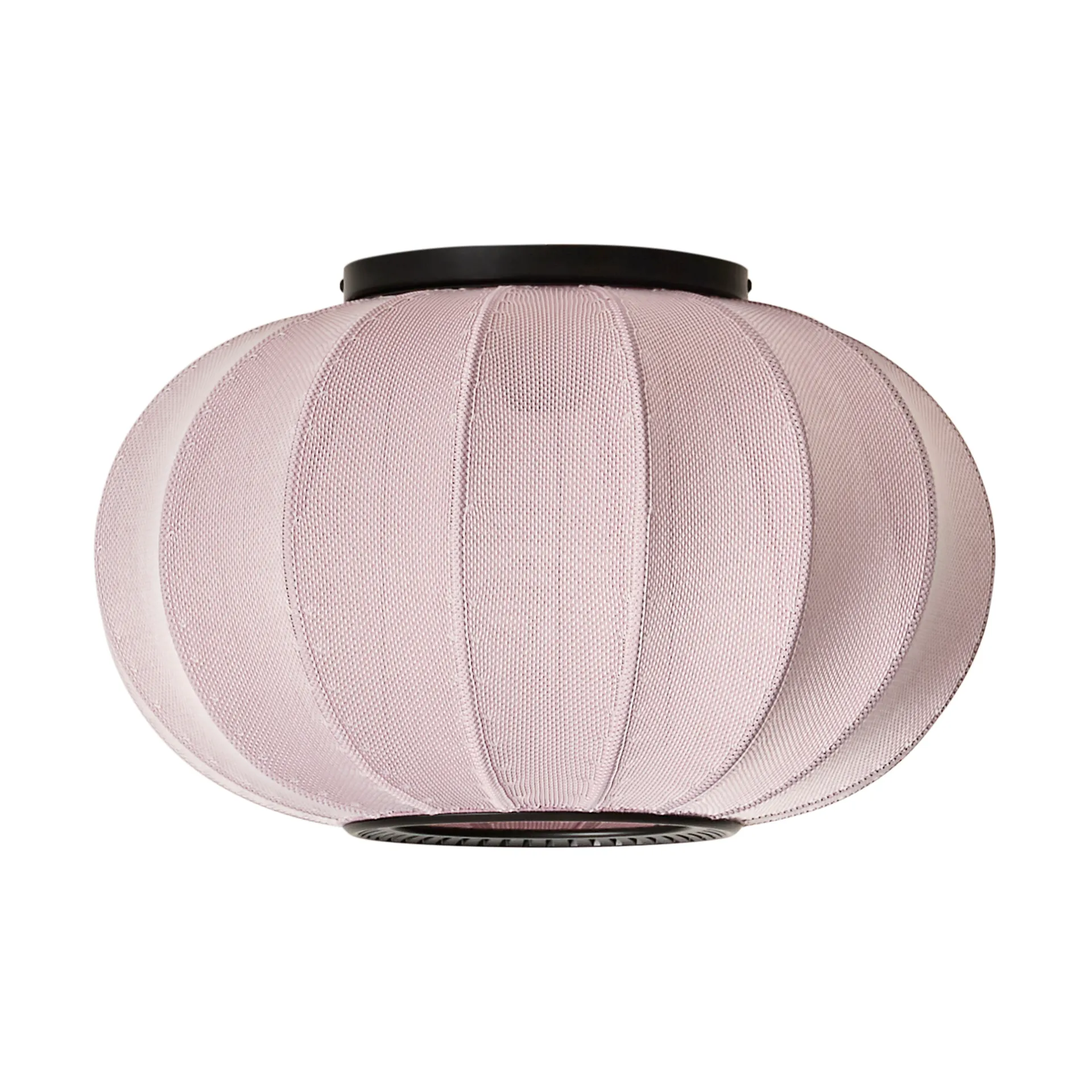 Knit-Wit 45 Oval wall and ceiling lamp, Light pink Made By Hand
