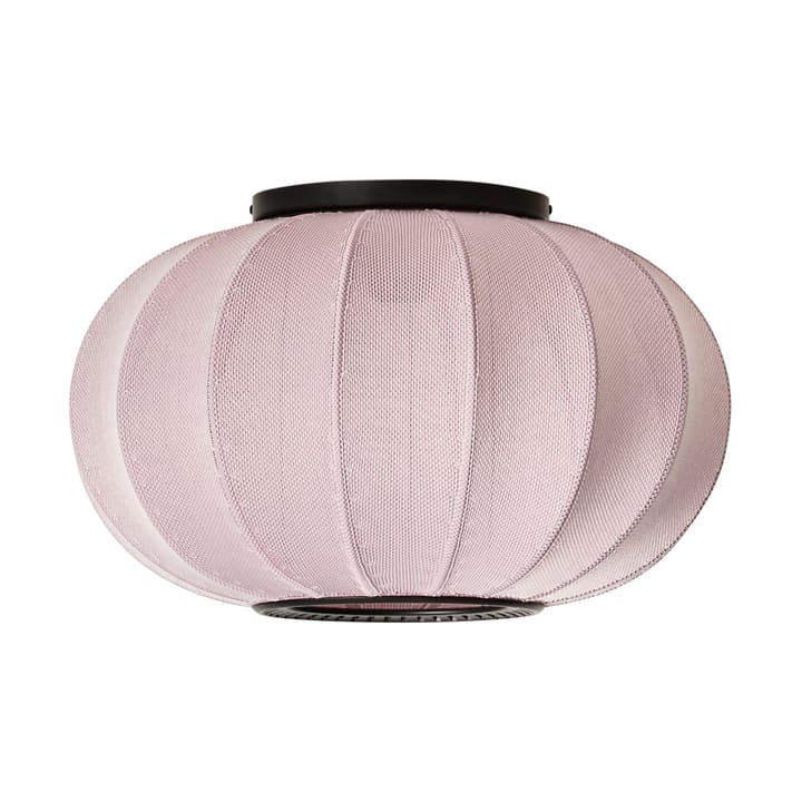 Knit-Wit 45 Oval wall and ceiling lamp - Light pink - Made By Hand