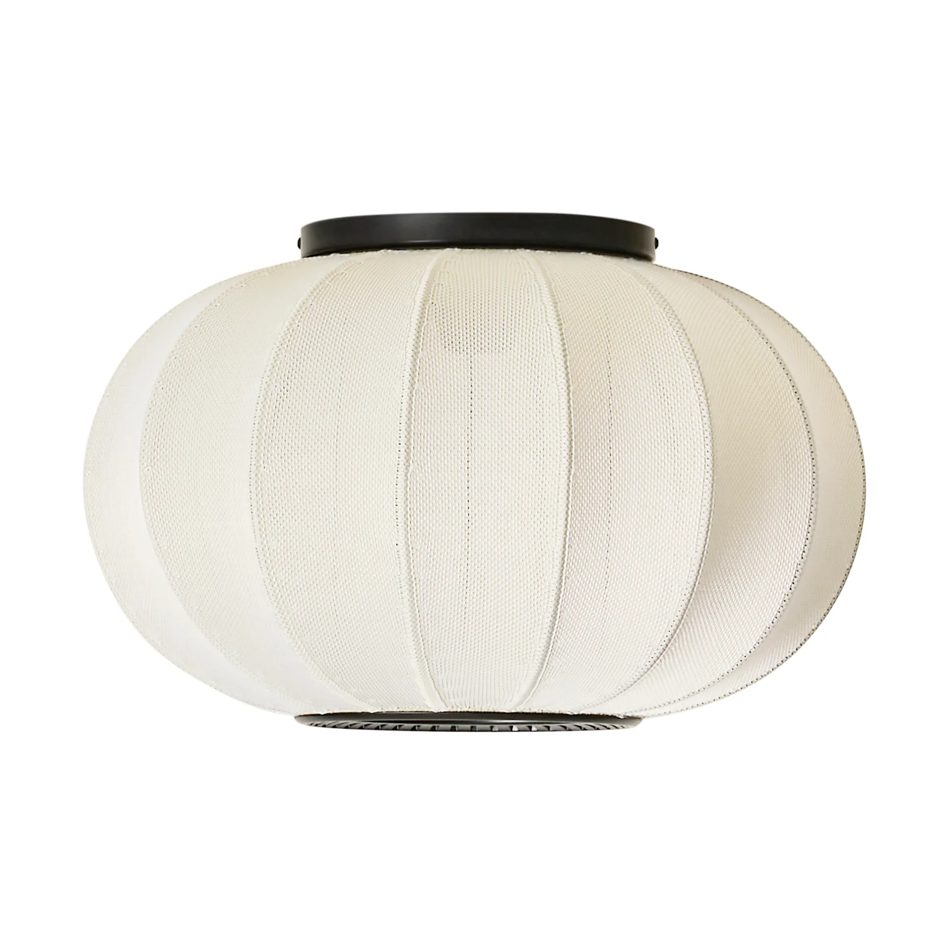 Knit-Wit 45 Oval wall and ceiling lamp, Pearl white Made By Hand