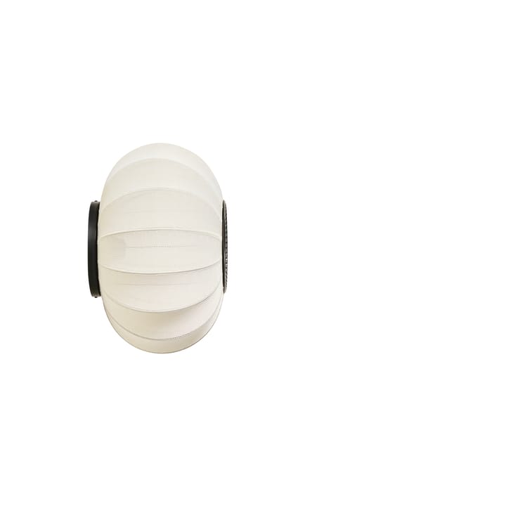 Knit-Wit 45 Oval wall and ceiling lamp - Pearl white - Made By Hand