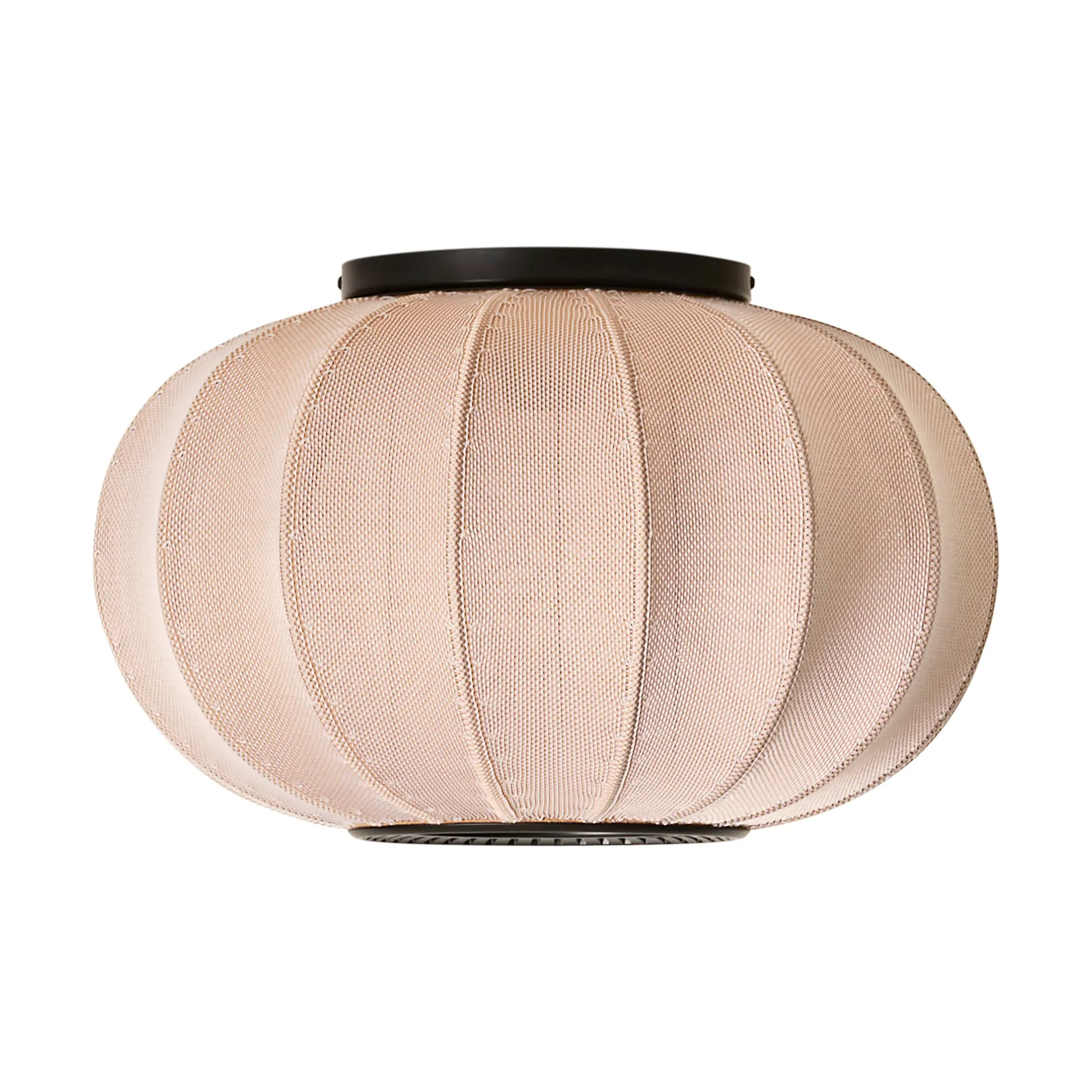 Knit-Wit 45 Oval wall and ceiling lamp, Sand stone Made By Hand