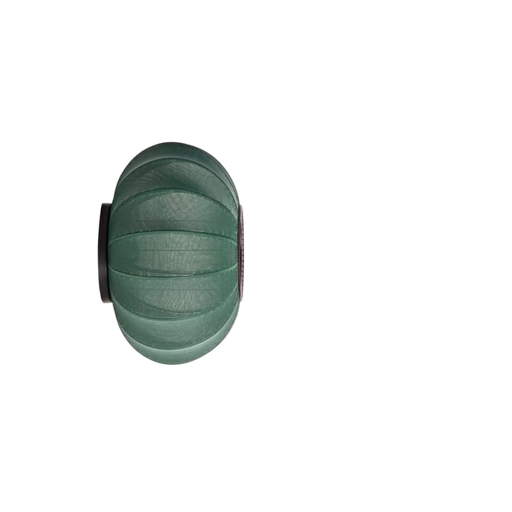 Knit-Wit 45 Oval wall and ceiling lamp - Tweed green - Made By Hand