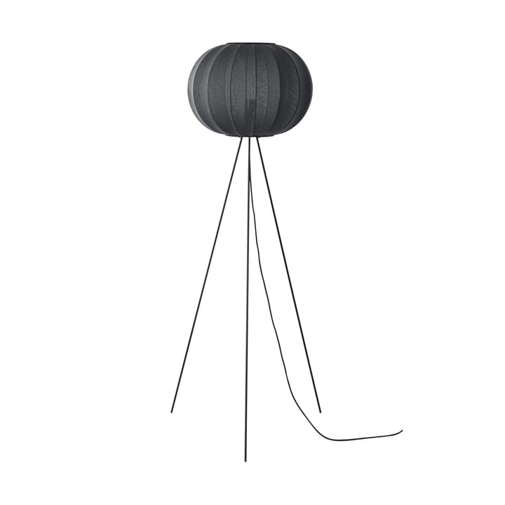Knit-Wit 45 Round High floor lamp - Black - Made By Hand