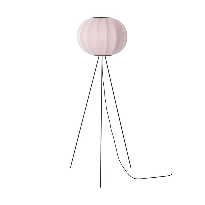 Knit-Wit 45 Round High floor lamp - Light pink - Made By Hand