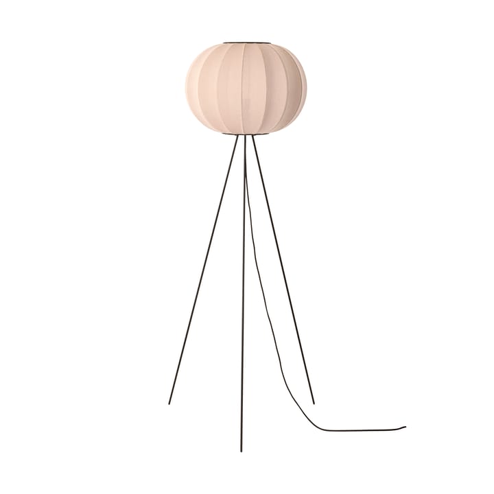 Knit-Wit 45 Round High floor lamp - Sand stone - Made By Hand